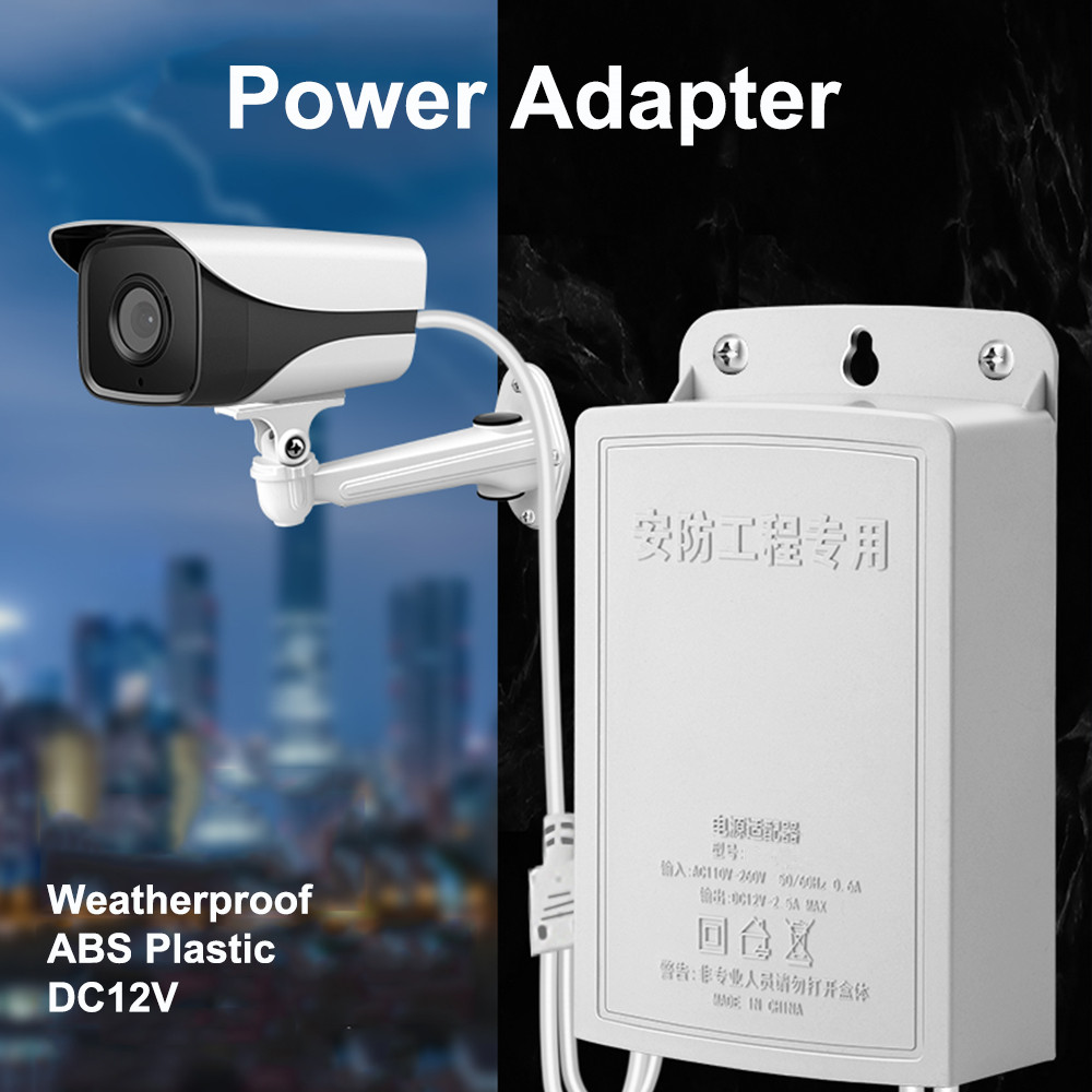 Outdoor Power Supply 12V - DC 12V 2.5A extérieur étanche CCTV