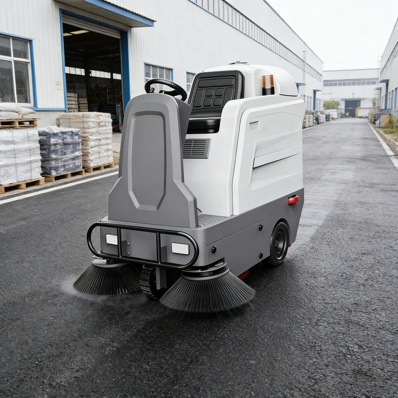 Outdoor Power Broom - Balayeuse de voirie électrique autotractée pour