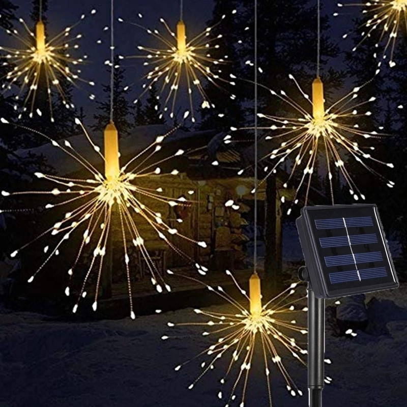 Lampe solaire à 120 ou 200 Led - Outdoor Power For Xmas Lights avis et prix