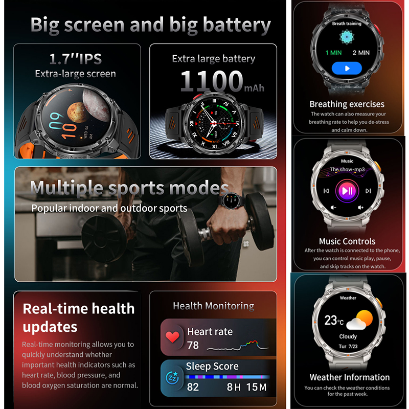 Nouvelle montre connectée T-Re - Outdoor Power Lead avis et prix